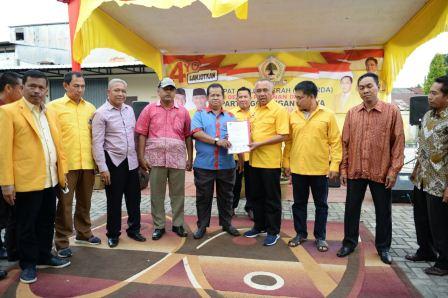 Andi Rachman Buka Rakerda Golkar Siak, Pecundang Silakan Menyingkir